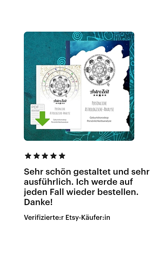 Grafik mit positiven Kundenbewertungen und einem Bestellbutton.