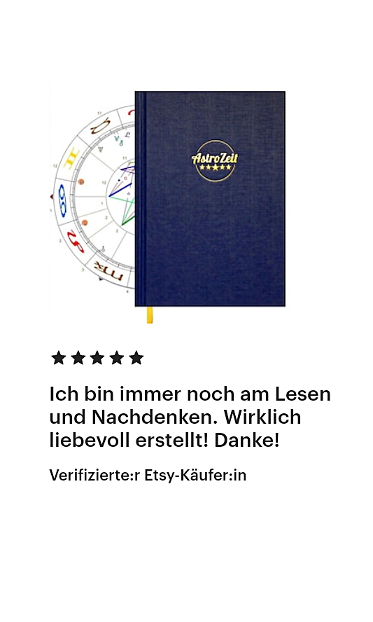 Blaue Buchumschlag mit Text und Bewertungssterne im Vordergrund.