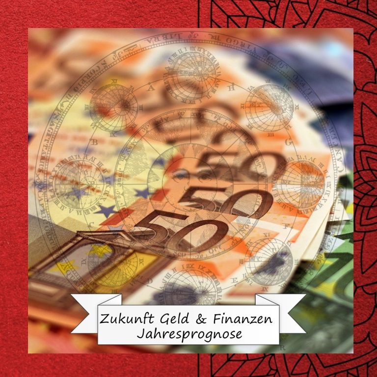 Mehrere Euro-Frankationen, darunter 50-Euro-Scheine, auf buntem Hintergrund.
