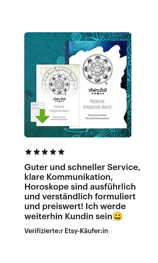 Bewertung mit fünf Sternen über schnellen Service und klare Kommunikation.